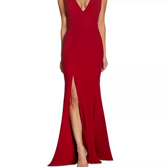 Formal Red Gown - Picture 2 of 6